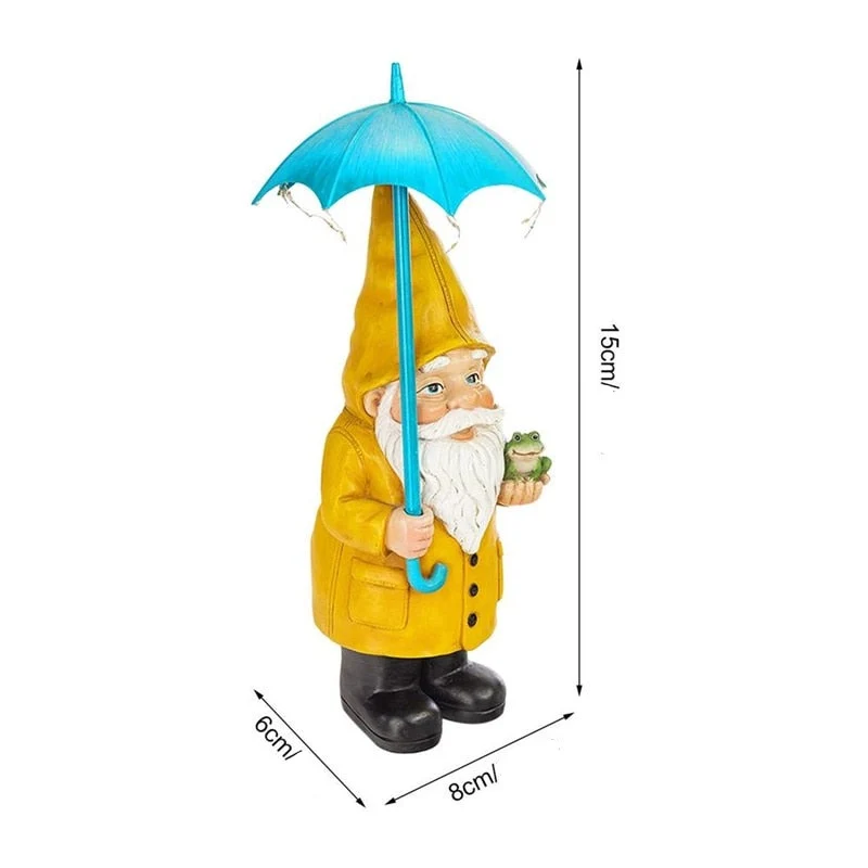 Nain de Jardin avec Parapluie