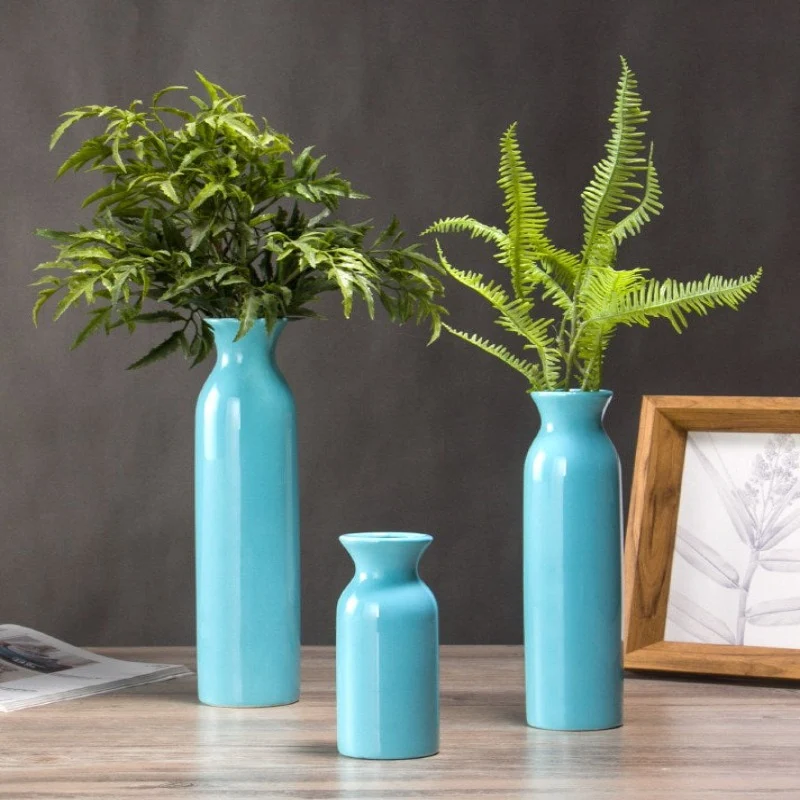 Vase Design Bleu