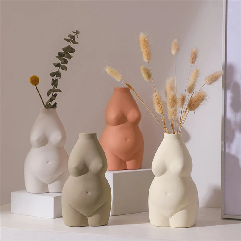 Vase Design Femme Nue