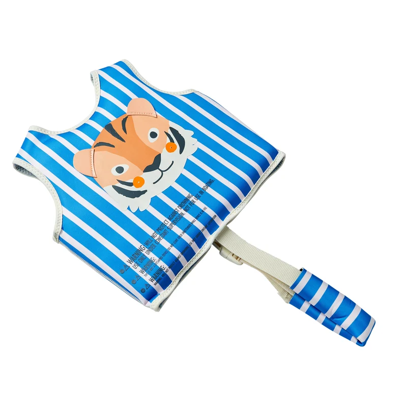 Kids Swim Vest 2-3 - Tino the Tiger Blue
