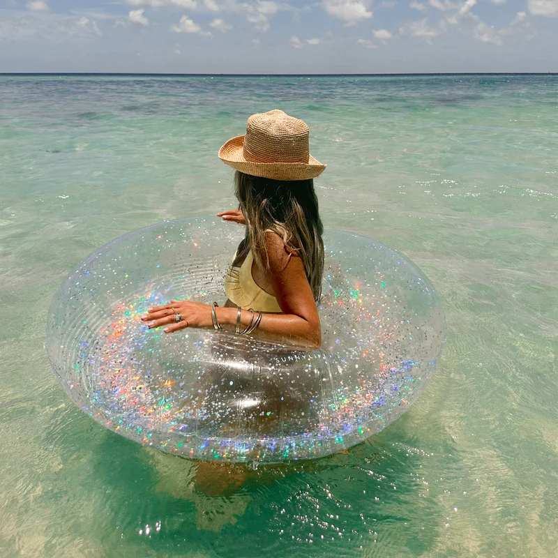 Tube Pool Ring - Glitter