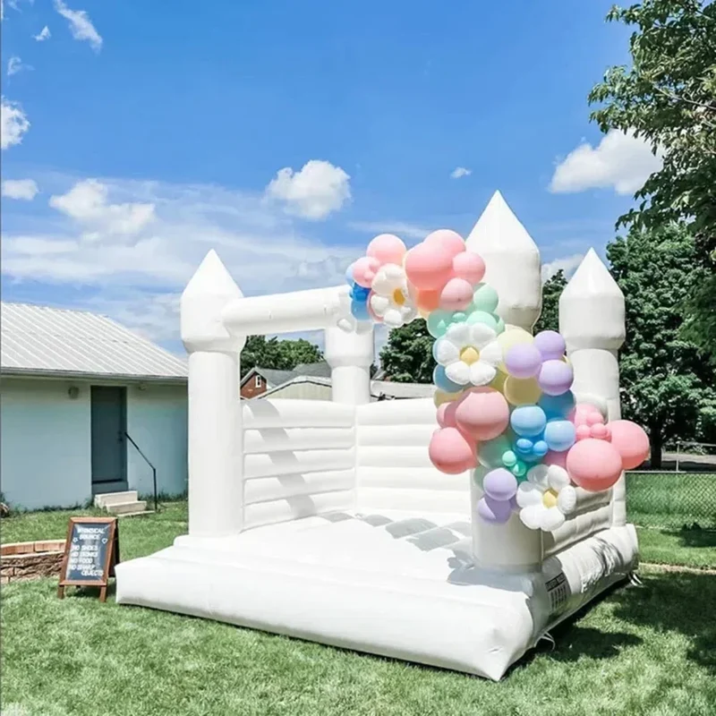 Château Gonflable Blanc Mariage