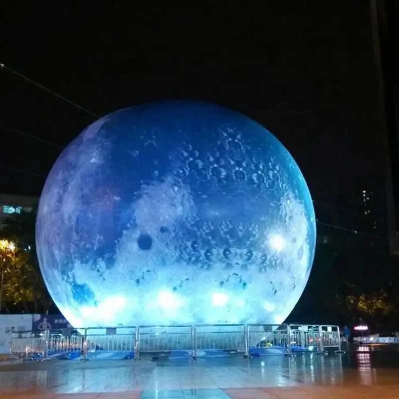Ballon Gonflable Boule de Lune Lumineuse