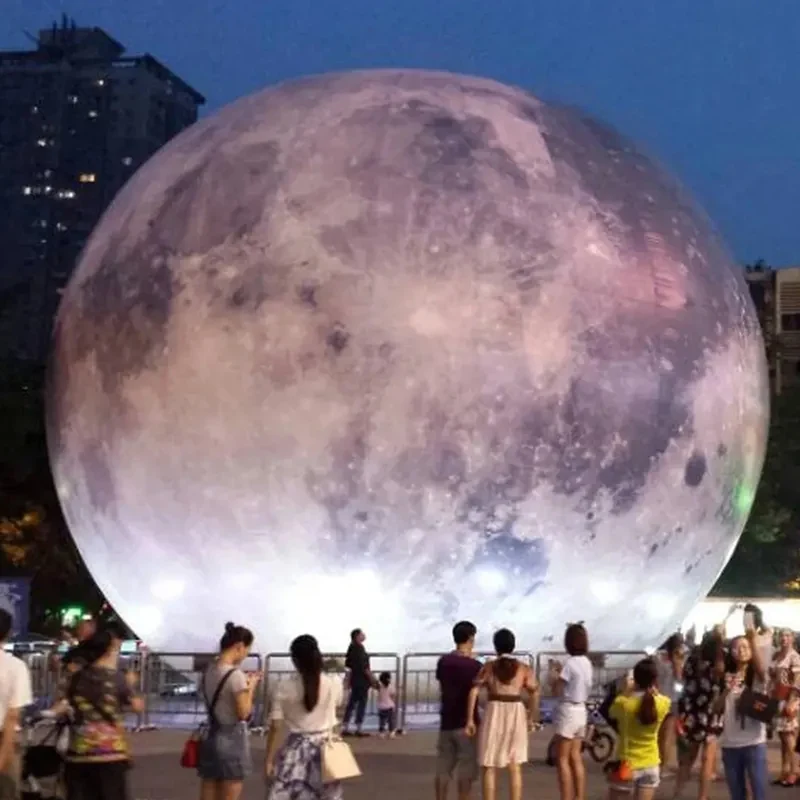 Ballon Gonflable Boule de Lune Lumineuse