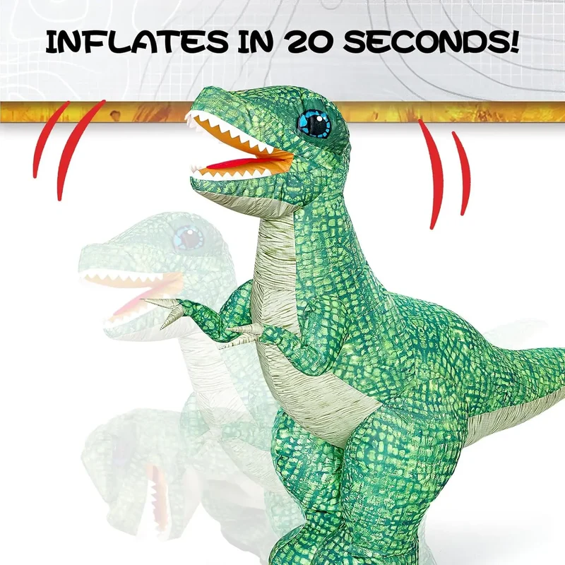 Accessoire Gonflable Dinosaure Télécommandé Vert