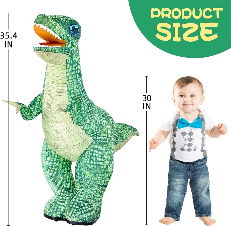 Accessoire Gonflable Dinosaure Télécommandé Vert