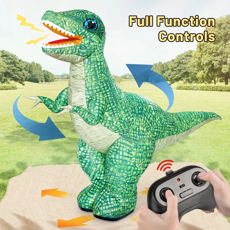 Accessoire Gonflable Dinosaure Télécommandé Vert