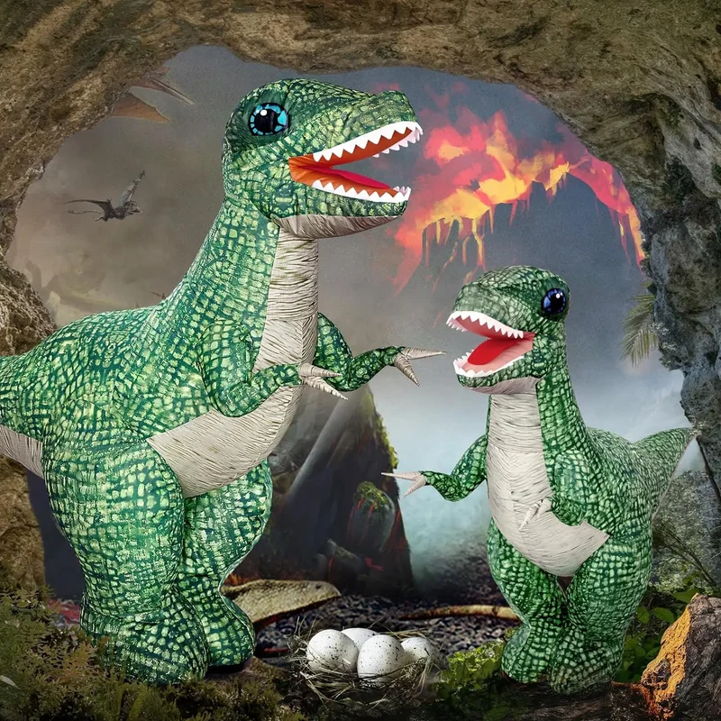 Accessoire Gonflable Dinosaure Télécommandé Vert