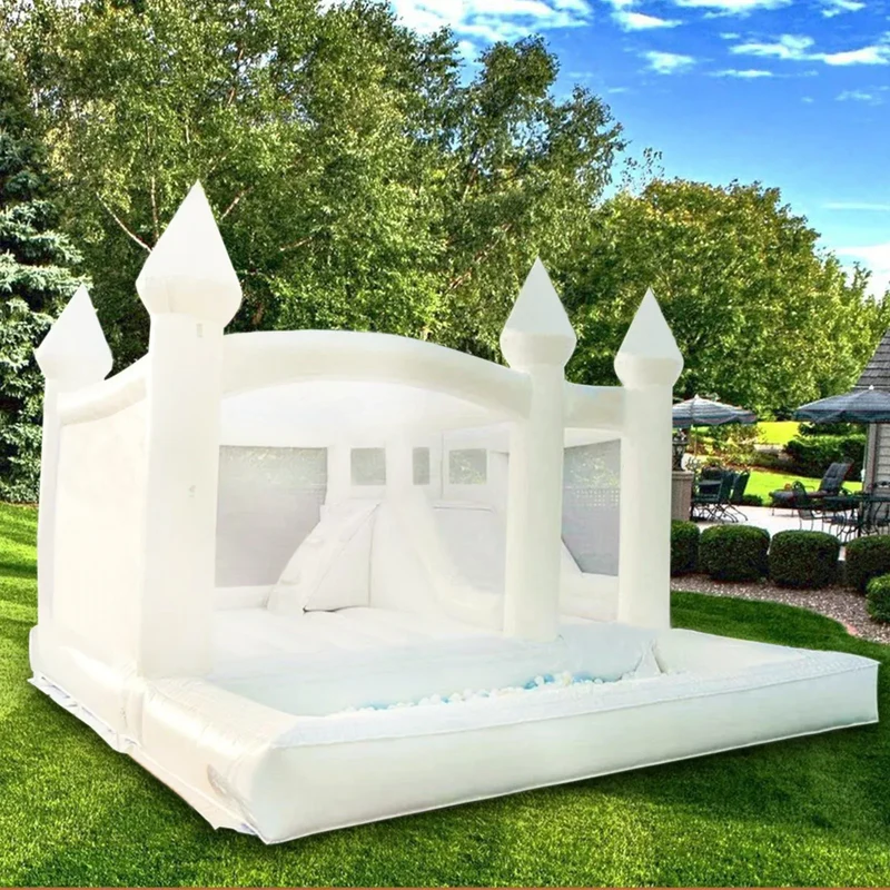 Château Gonflable Mariage Blanc