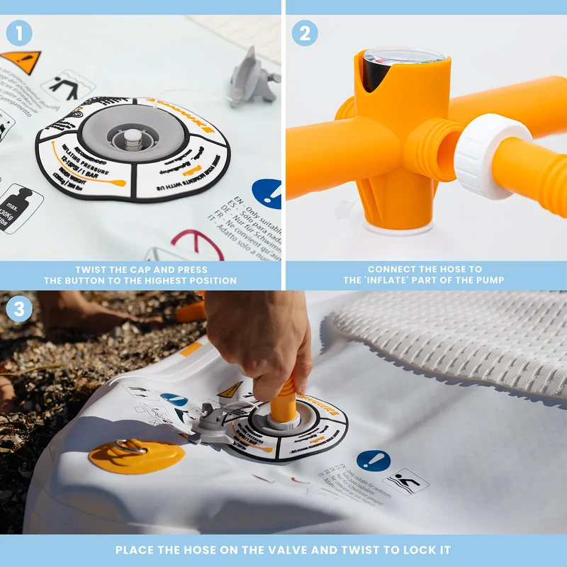 INFLADOR MANUAL DE PADDLE SURF