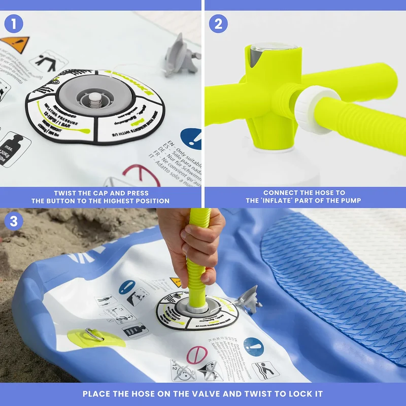 INFLADOR MANUAL DE PADDLE SURF