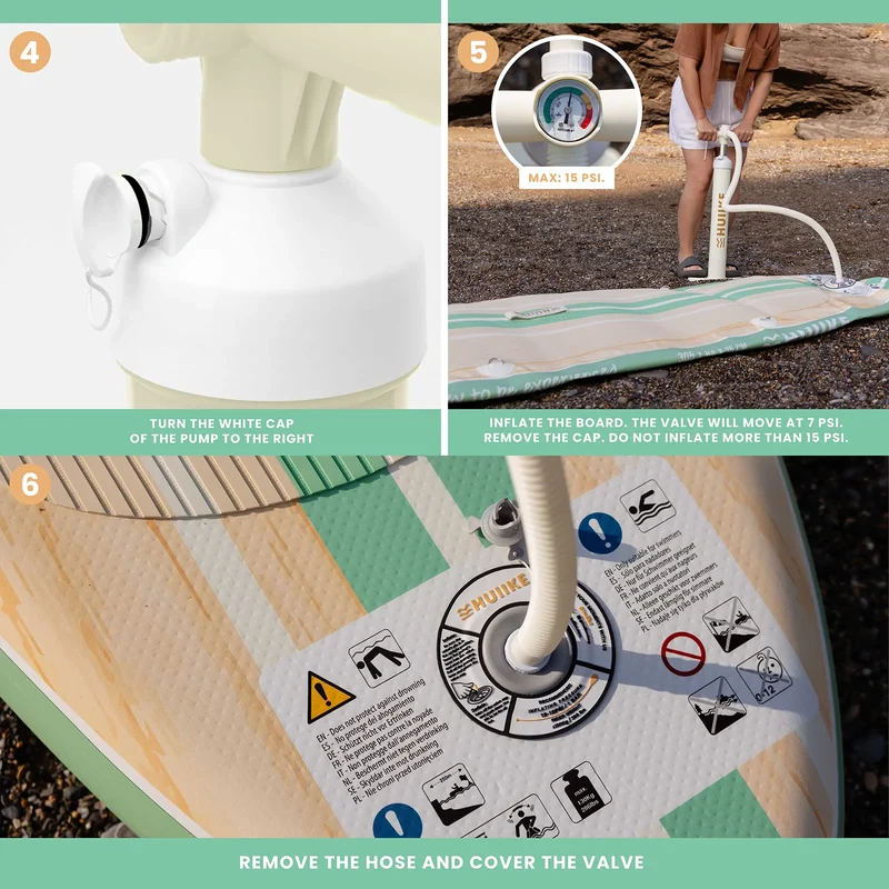 INFLADOR MANUAL DE PADDLE SURF