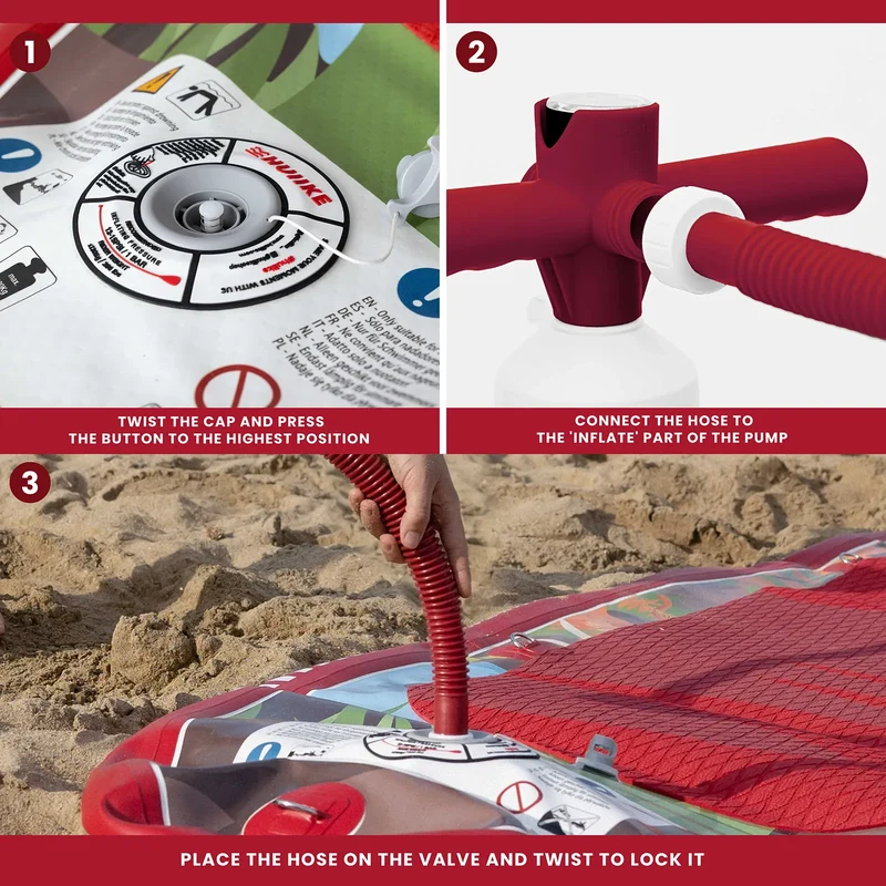 INFLADOR MANUAL DE PADDLE SURF