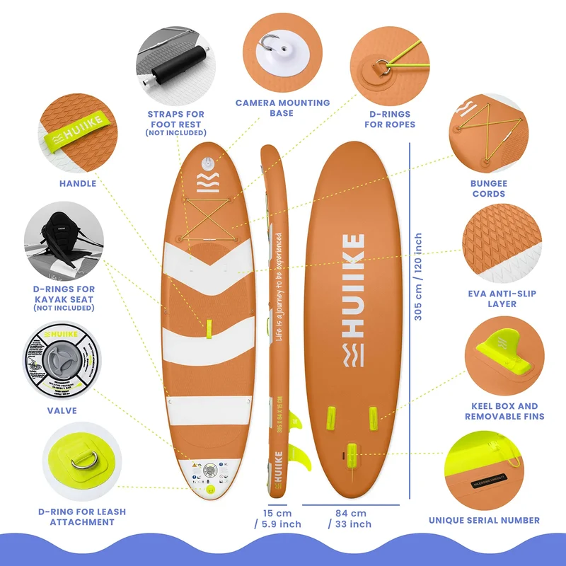 FLAME ORANGE BEACH 10'