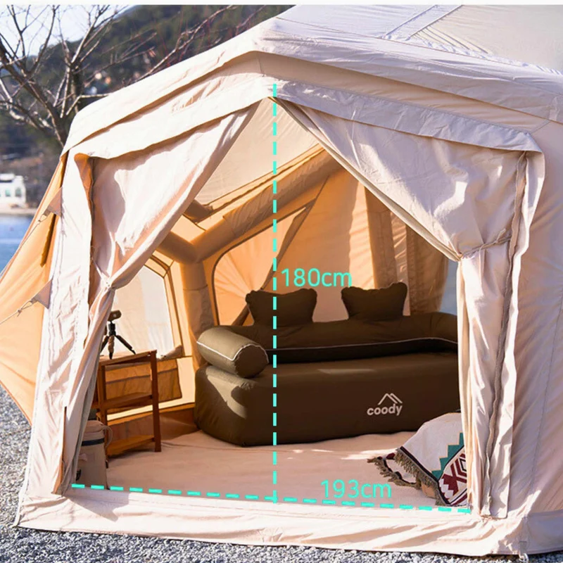 Coody Bestona Beige Inflatable Tent for Camping (2-4 person)