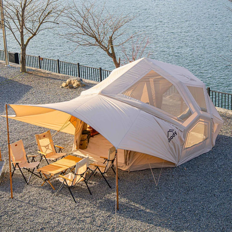 Coody Bestona Beige Inflatable Tent for Camping (2-4 person)