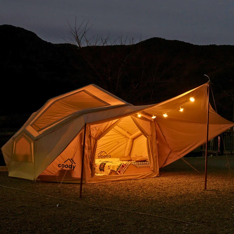 Coody Bestona Beige Inflatable Tent for Camping (2-4 person)