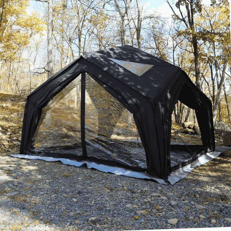 Coody Air Tent Hub Shelter Black Inflatable Tent for Camping (2-6 Person)