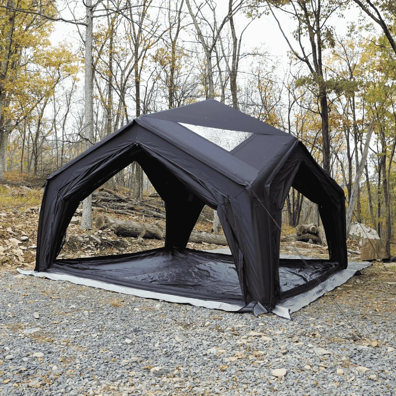 Coody Air Tent Hub Shelter Black Inflatable Tent for Camping (2-6 Person)