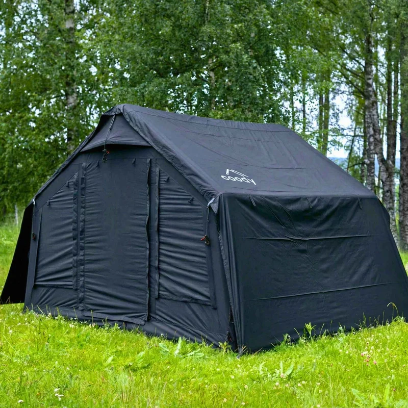 Coody 8.0 Air Tent Black - Inflatable Tent House for Camping (1-4 Person)