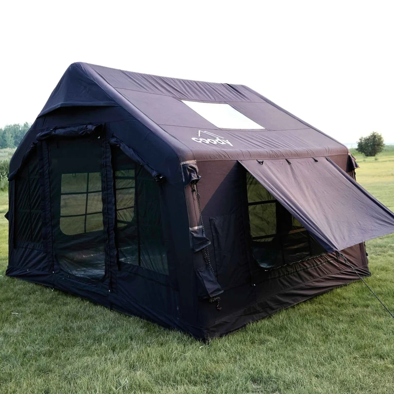 Coody 8.0 Air Tent Black - Inflatable Tent House for Camping (1-4 Person)