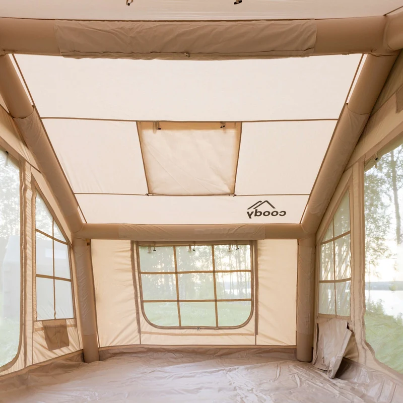 Coody 8.0 Air Tent Beige - Inflatable Tent House for Camping (1-4 Person)