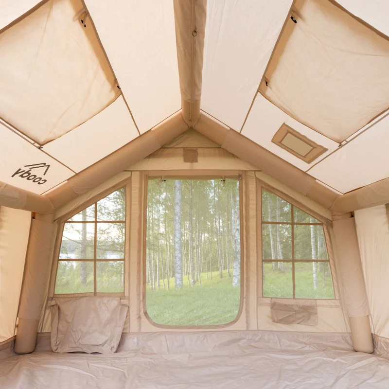 Coody 8.0 Air Tent Beige - Inflatable Tent House for Camping (1-4 Person)