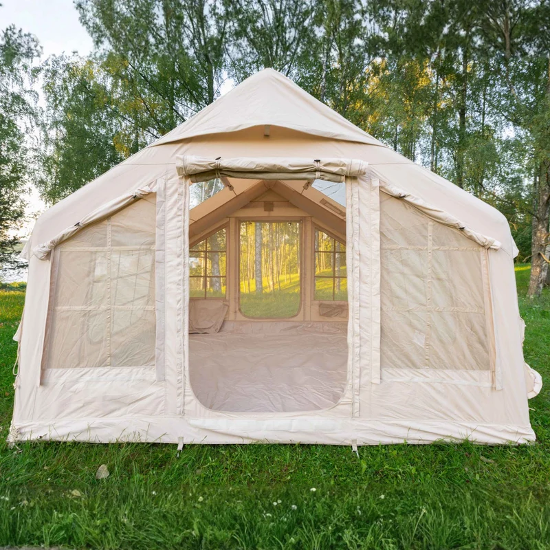 Coody 8.0 Air Tent Beige - Inflatable Tent House for Camping (1-4 Person)