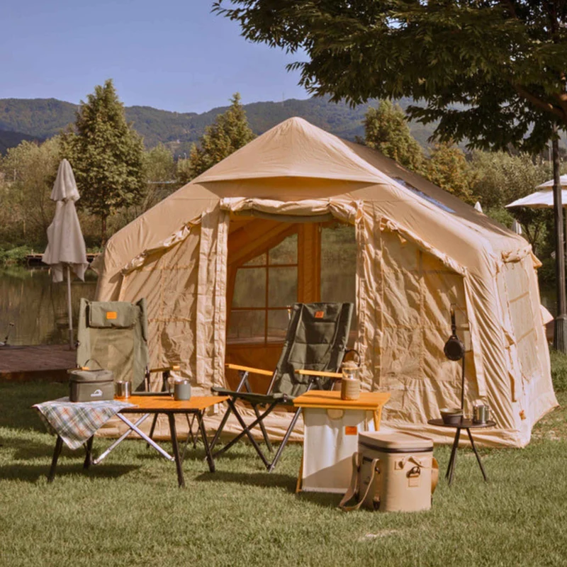 Coody 8.0 Air Tent Beige - Inflatable Tent House for Camping (1-4 Person)