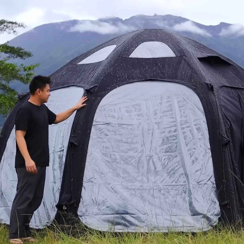 Coody Aurora Dome Black Inflatable Shelter for Outdoors (2-4 person)