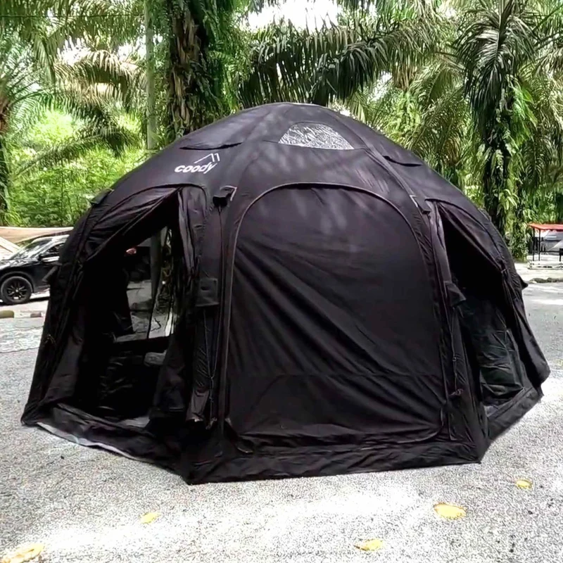 Coody Aurora Dome Black Inflatable Shelter for Outdoors (2-4 person)