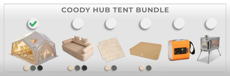 Create Your Coody Hub Tent Bundle