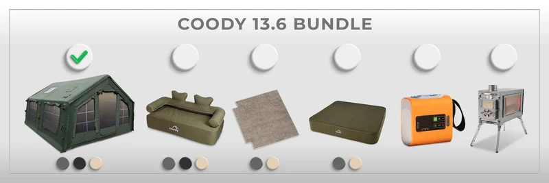 Create Your Coody Familia AirTent 13.6 Bundle