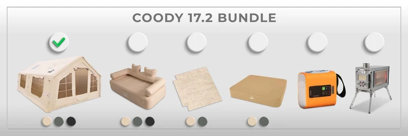 Create Your Coody Familia AirTent 17.2 Bundle