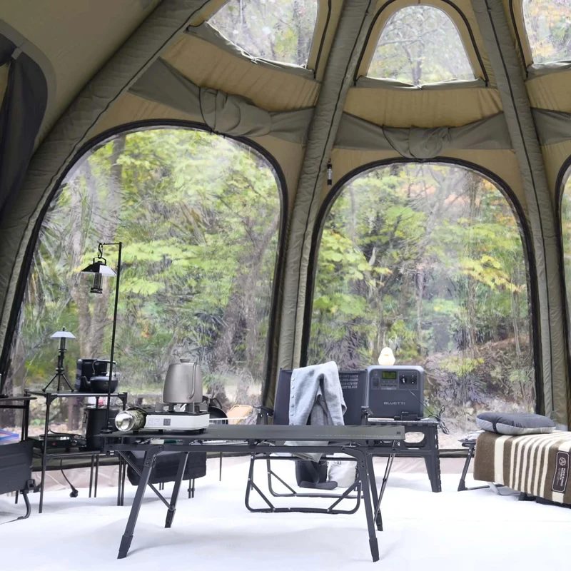 Coody Aurora Dome Forest Green Inflatable Shelter for Outdoors (2-4 person)
