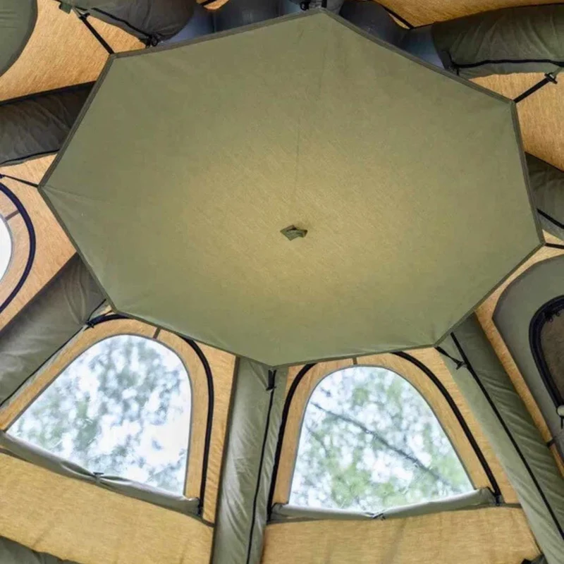 Coody Aurora Dome Forest Green Inflatable Shelter for Outdoors (2-4 person)