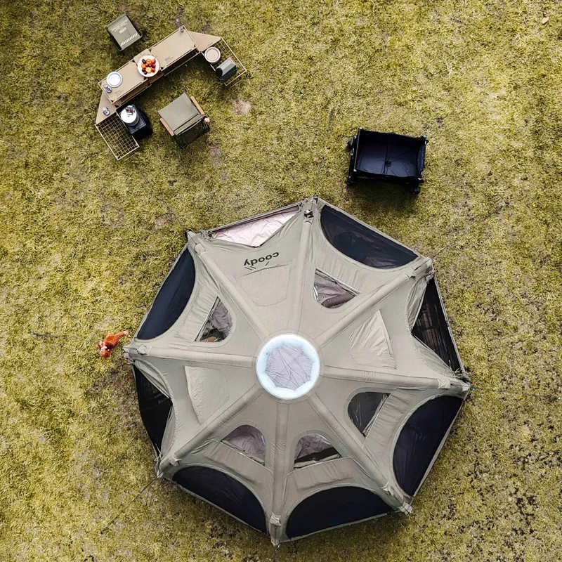 Coody Aurora Dome Forest Green Inflatable Shelter for Outdoors (2-4 person)
