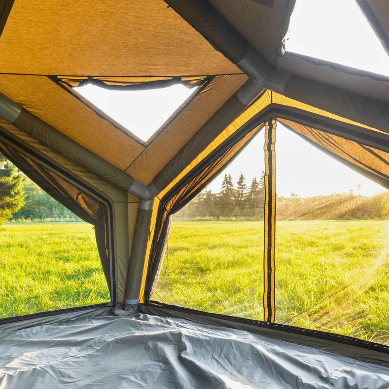 Coody AirTent Hub Shelter Forest Green Inflatable Tent for Camping (2-6 Person)
