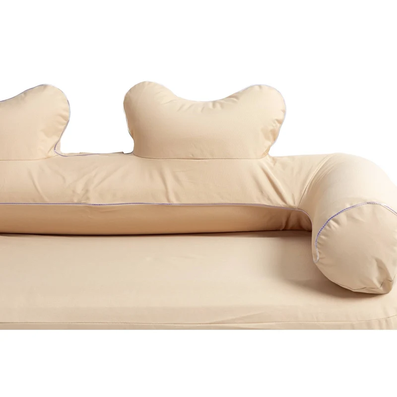 Coody Air Sofa Beige - Inflatable Camping Couch with Built-In Pump