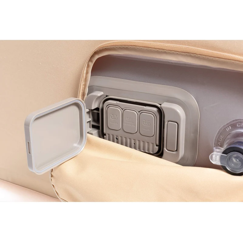 Coody Air Sofa Beige - Inflatable Camping Couch with Built-In Pump