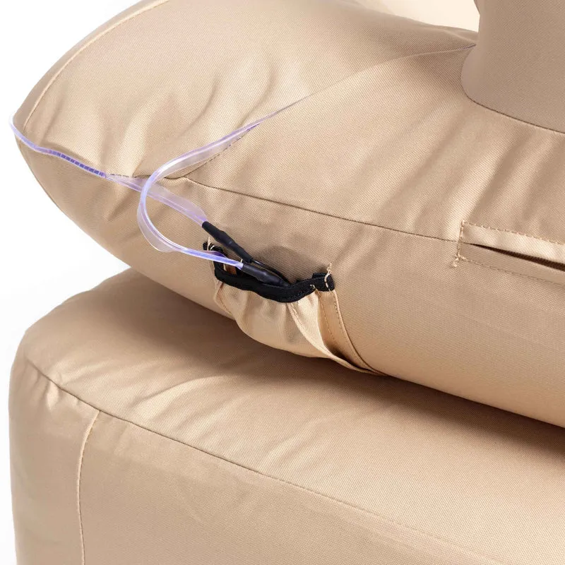 Coody Air Sofa Beige - Inflatable Camping Couch with Built-In Pump