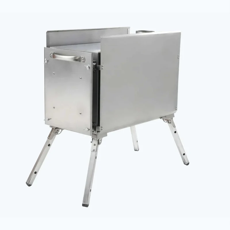 RBM Outdoors Caminus M - Medium Wood-Burning Tent Stove with Fire-Resistant Glass