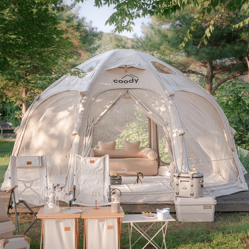 Coody Aurora Dome Beige Inflatable Shelter for Outdoors (2-4 person)