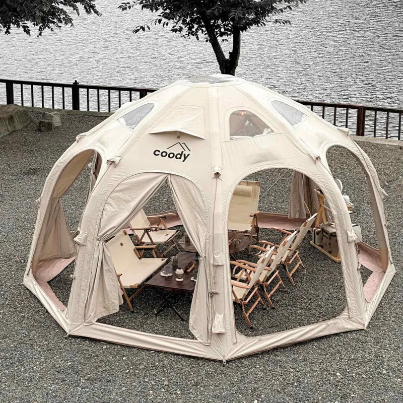 Coody Aurora Dome Beige Inflatable Shelter for Outdoors (2-4 person)