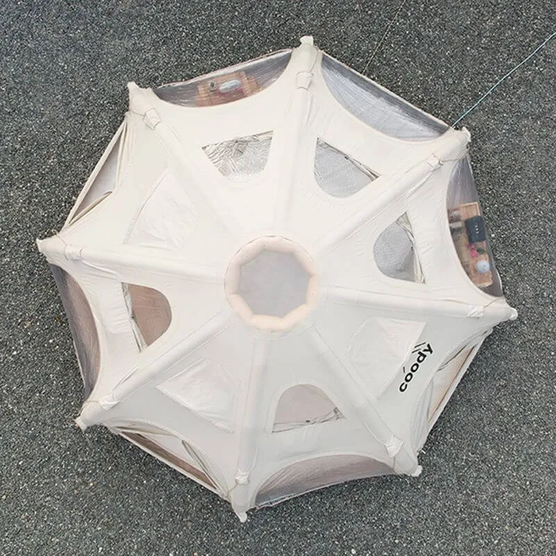 Coody Aurora Dome Beige Inflatable Shelter for Outdoors (2-4 person)