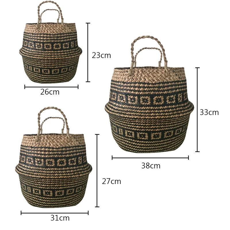 Cache Pot Osier Motif Tribal