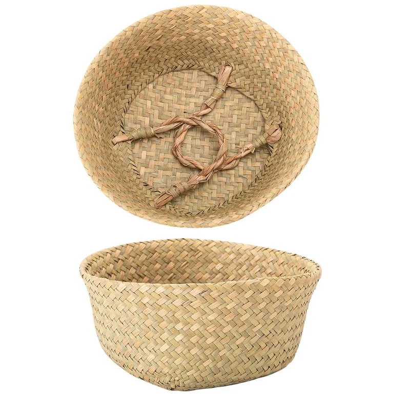 Cache Pot en Osier Tressé