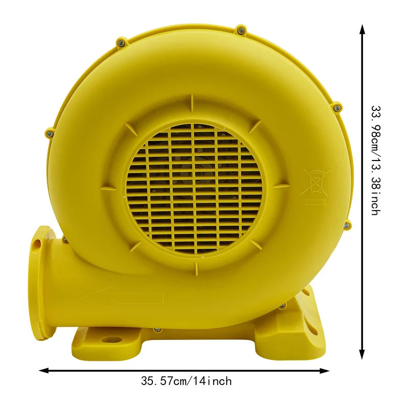 Accessoire Gonflable Souffleur Jaune 750W