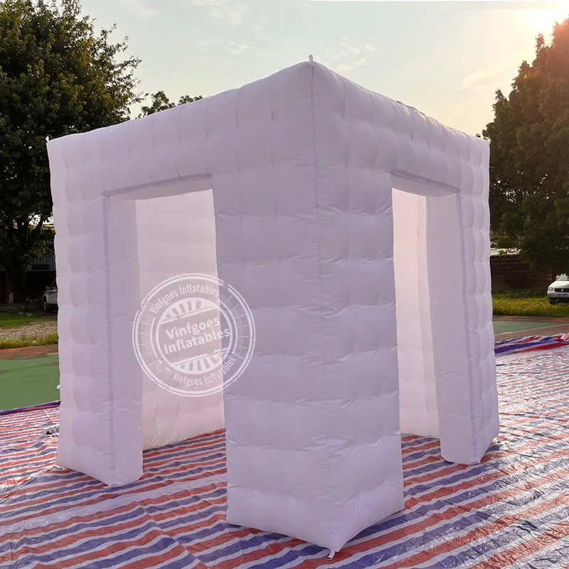 Cabine Selfie Gonflable LED 2 Portes