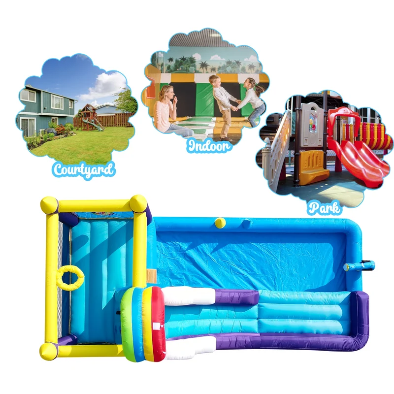 Toboggan Aquatique Gonflable Parc 8-en-1
